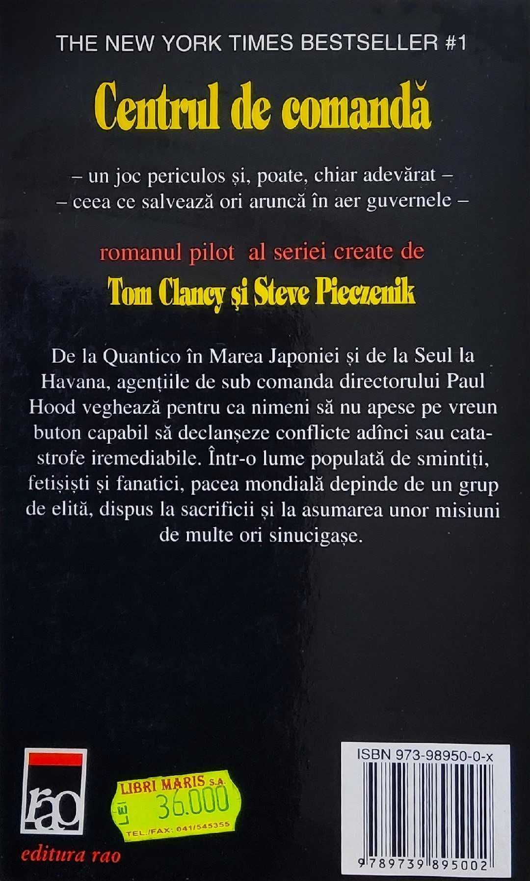 Centrul De Comandă, Vol. 1 - Tom Clancy, Rao, Data apariției 1999