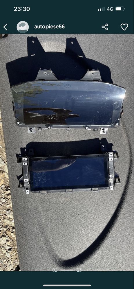 Ceasuri digitale display navigatie land rover discovery 2021