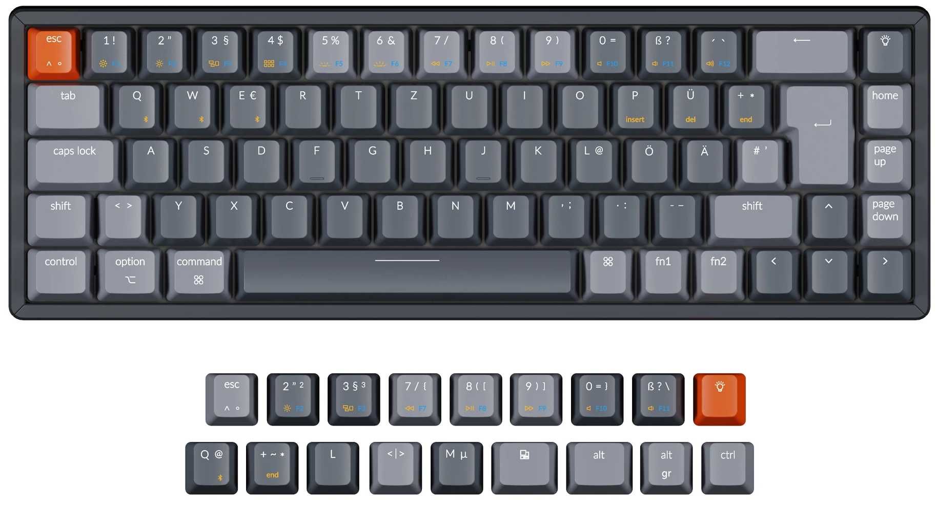 ; Игровая клавиатура Keychron K6W
