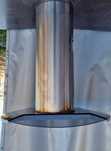 Hota de bucatarie, insula, inox, import Italia, noua, outlet, 90/90