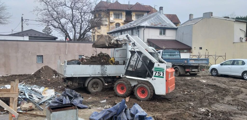 Ridic Moloz, Deseuri, Gunoi, Nivelari, Demolari BOBCAT