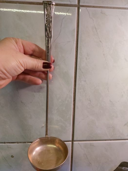 Мельхиоровая поварешка