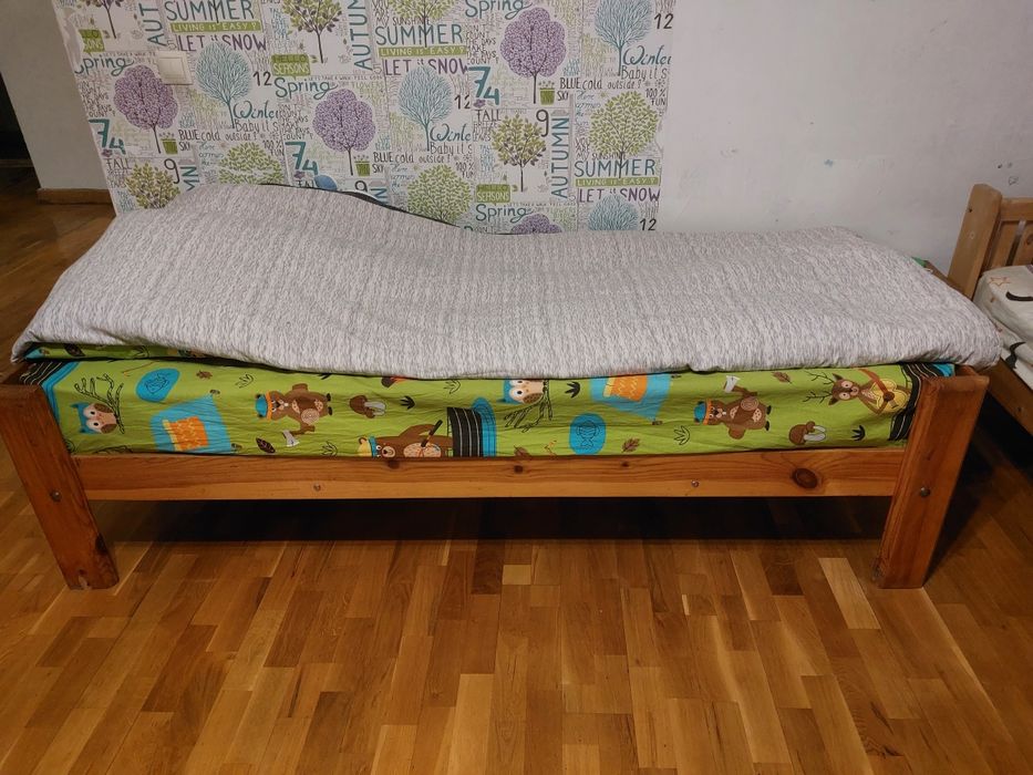 Кровать деревянная односпальная