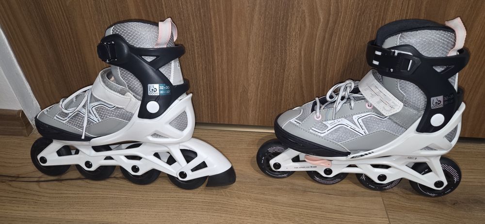 Role Oxelo impecabile, marime 32-35 si echipament