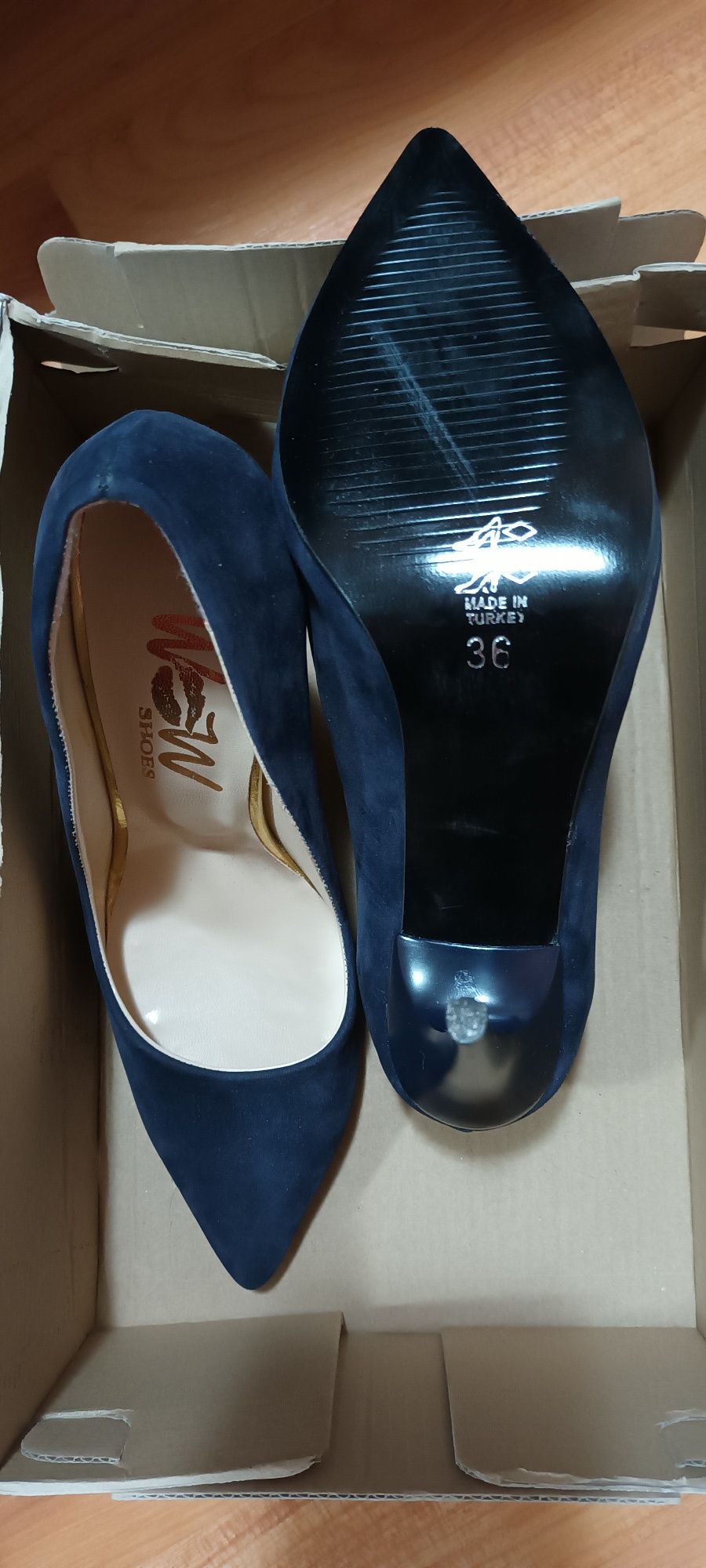 Pantofi balcic bleumarin
