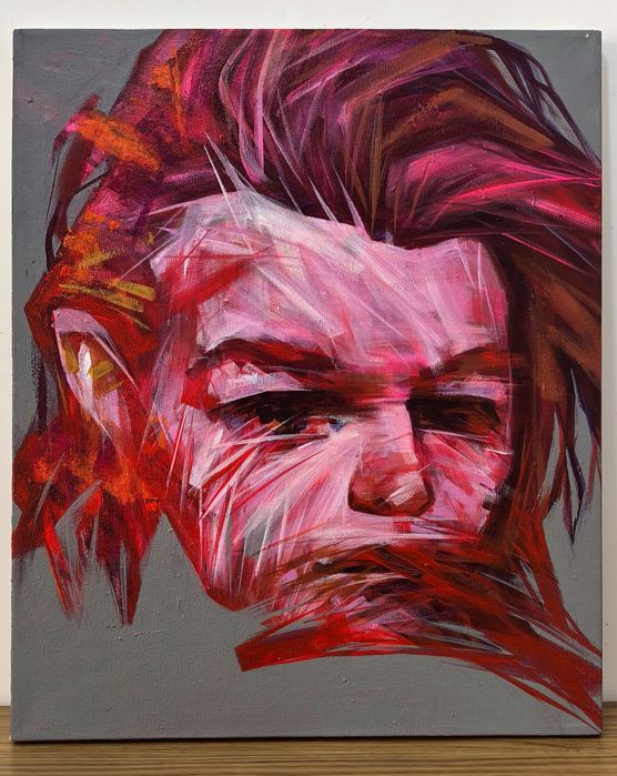 Портрет девушки. 50-40 см. Холст, акрил