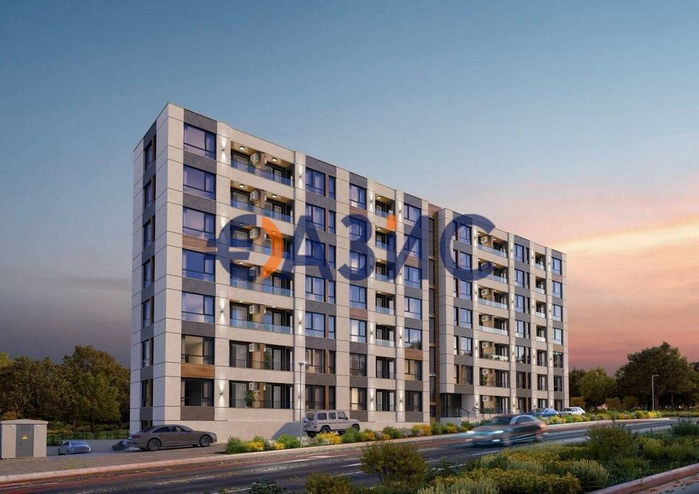 Студио на 4-ти етаж, Меридиан Парк 3, Бургас,44, 5 кв. м.,