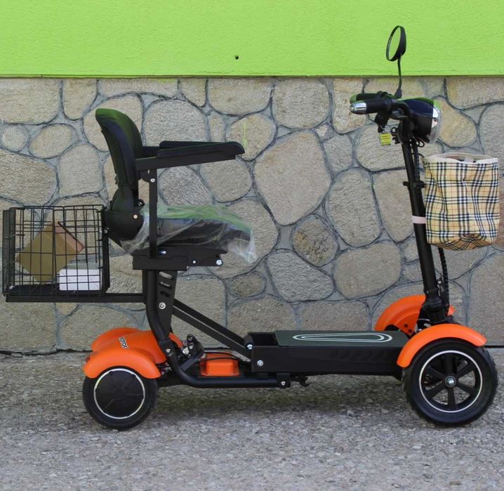 Сгъваема електрическа четириколка MaxMotors Orange