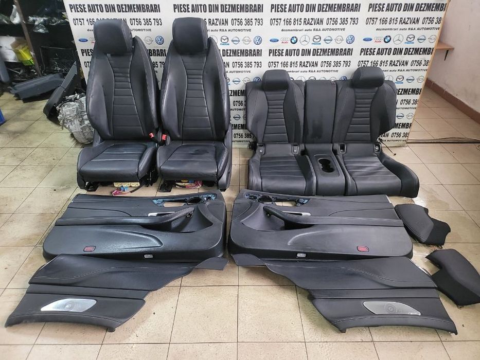 Tapiterie Interior Complet Scaune Mercedes E Class Coupe Cabrio AMG W238 A238 C238 Piele Incalzire