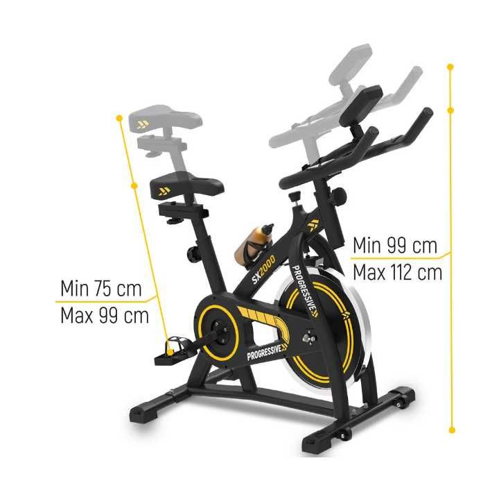 Vand bicicleta fitnes spinning PROGRESIV SX2000