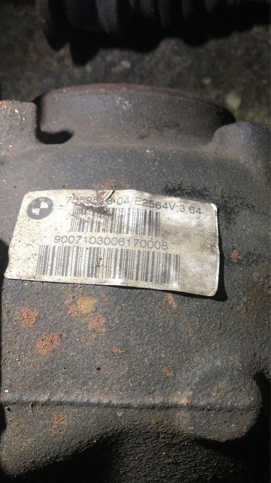 Grup spate bmw X 5 e70 raport 3.64