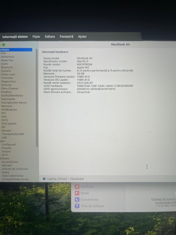 Macbook air m3 16gb