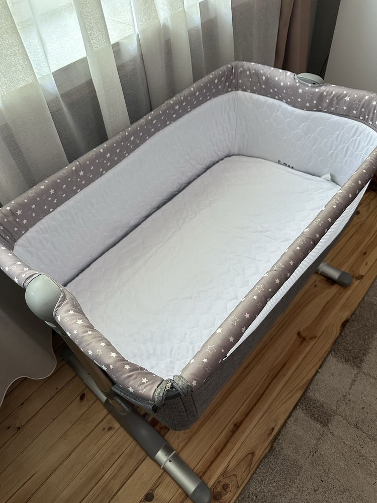 Бебешко легло-люлка Lorelli Sleep'N'Care , сиво слон