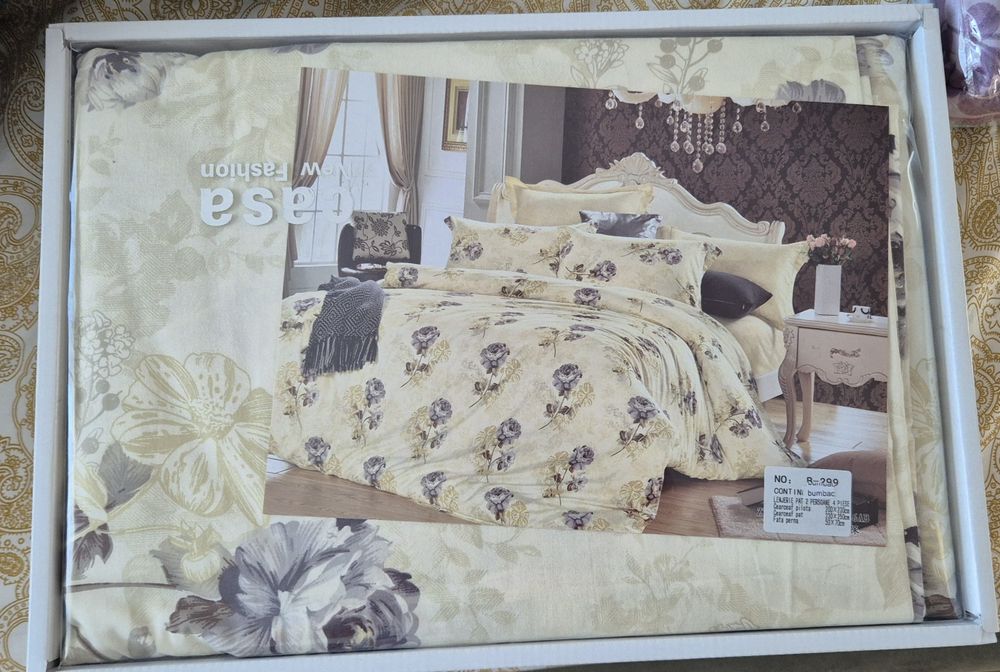 Lenjerie pat - noua in cutie