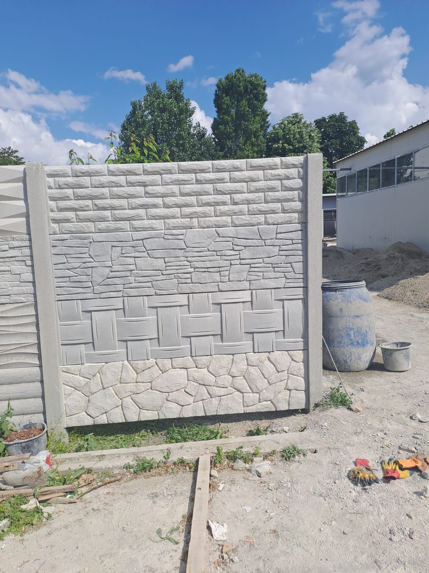 Gard prefabricat din beton