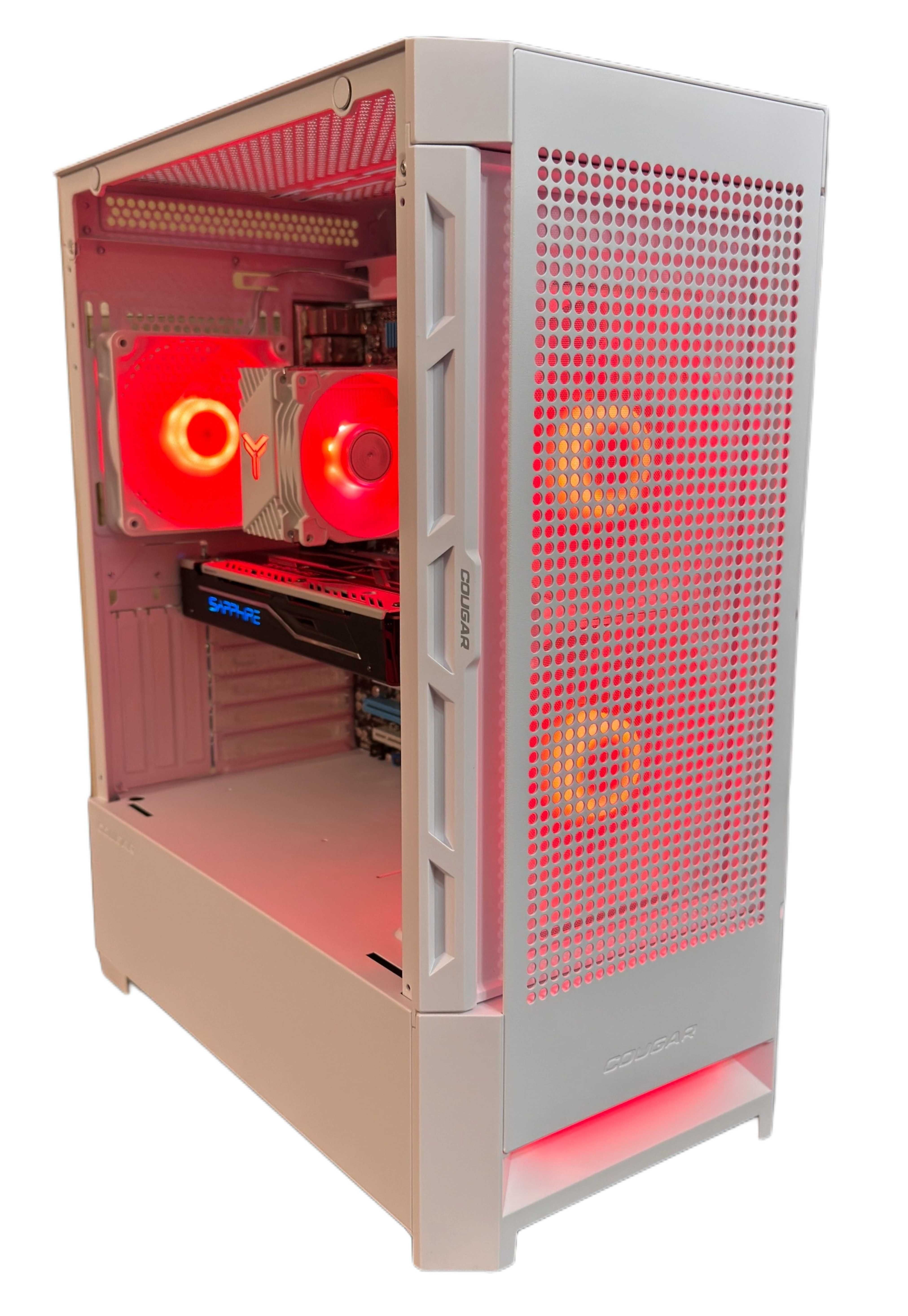 Геймърски компютър i7 RX 480 8GB GDDR5 RAM 16GB SSD HDD RGB