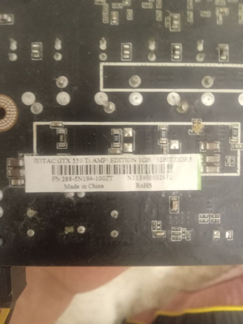 Продам видеокарту gtx 550 ti