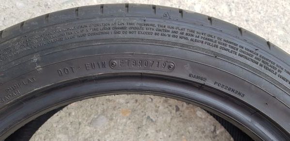 225/50/18.DUNLOP Runflat 4бр