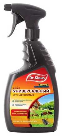 Спрей Dr. Klaus от тараканов и др насекомых универсальный без запаха