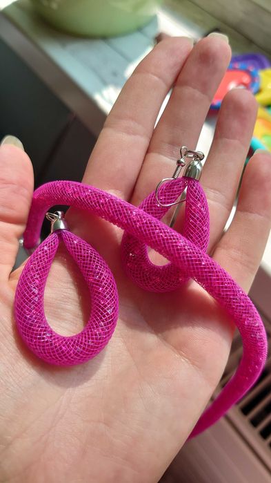 Set colier și cercei tip stardust