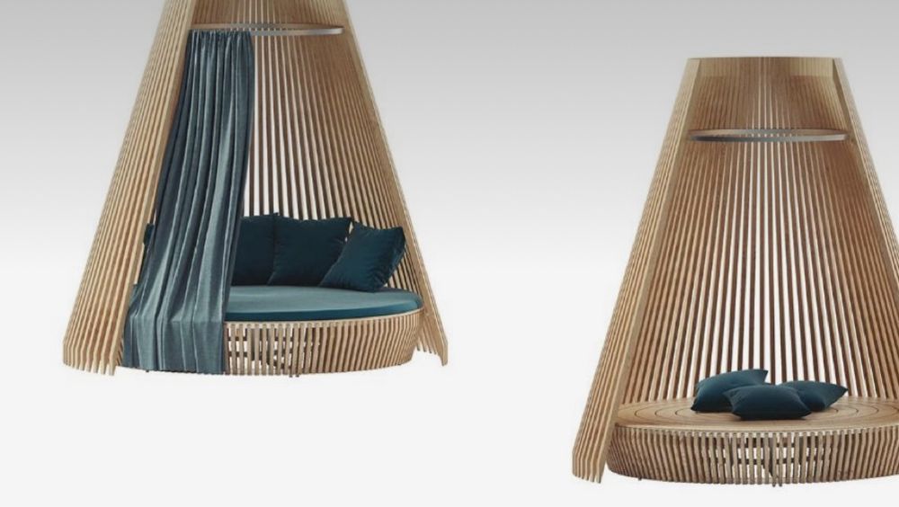 Baldachin cort plaja, gradina