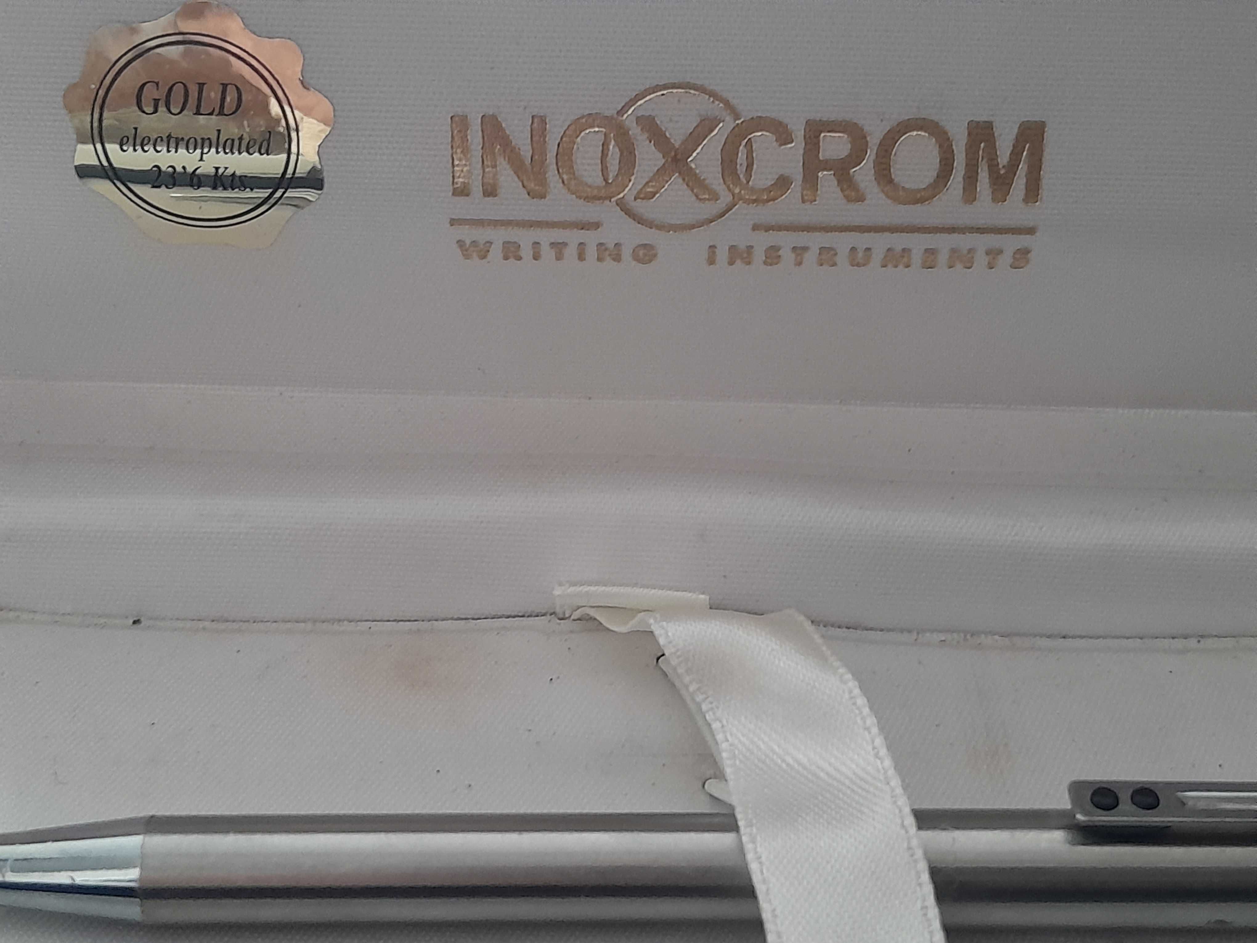 Pix inox crom în cutie originală - mecanism prin apăsare