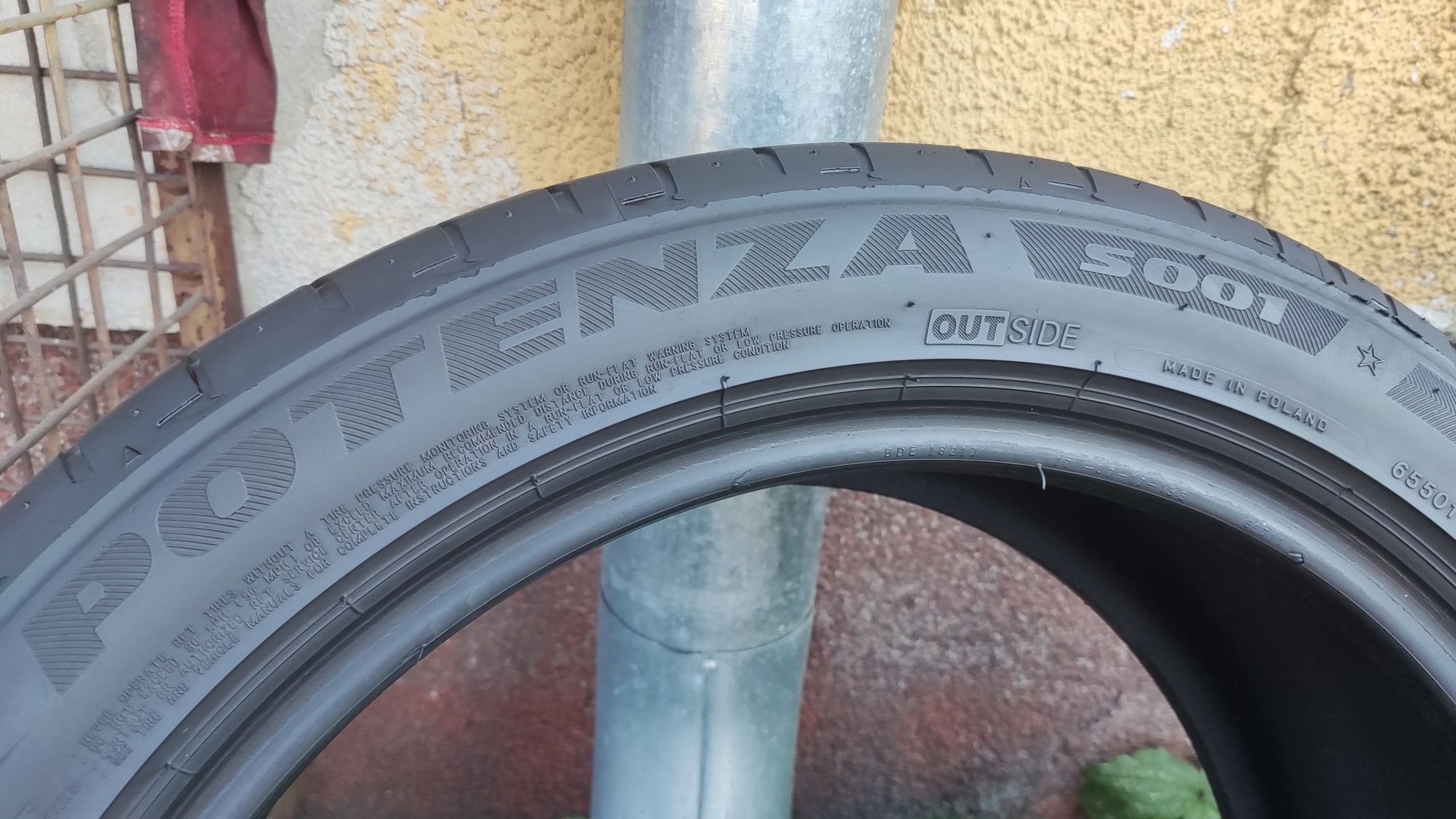 4бр. летни гуми 205/50/17 Bridgestone Potenza S001, Runflat 
dot21
6.5