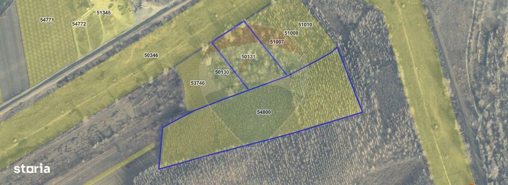 Teren / Padure 8ha Lunca Siretului.