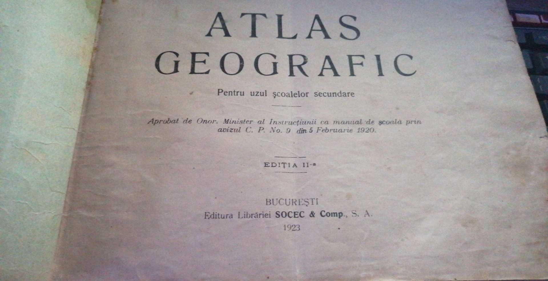 Atlas geografic 1923