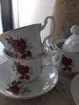 Portelan vintage set cafea