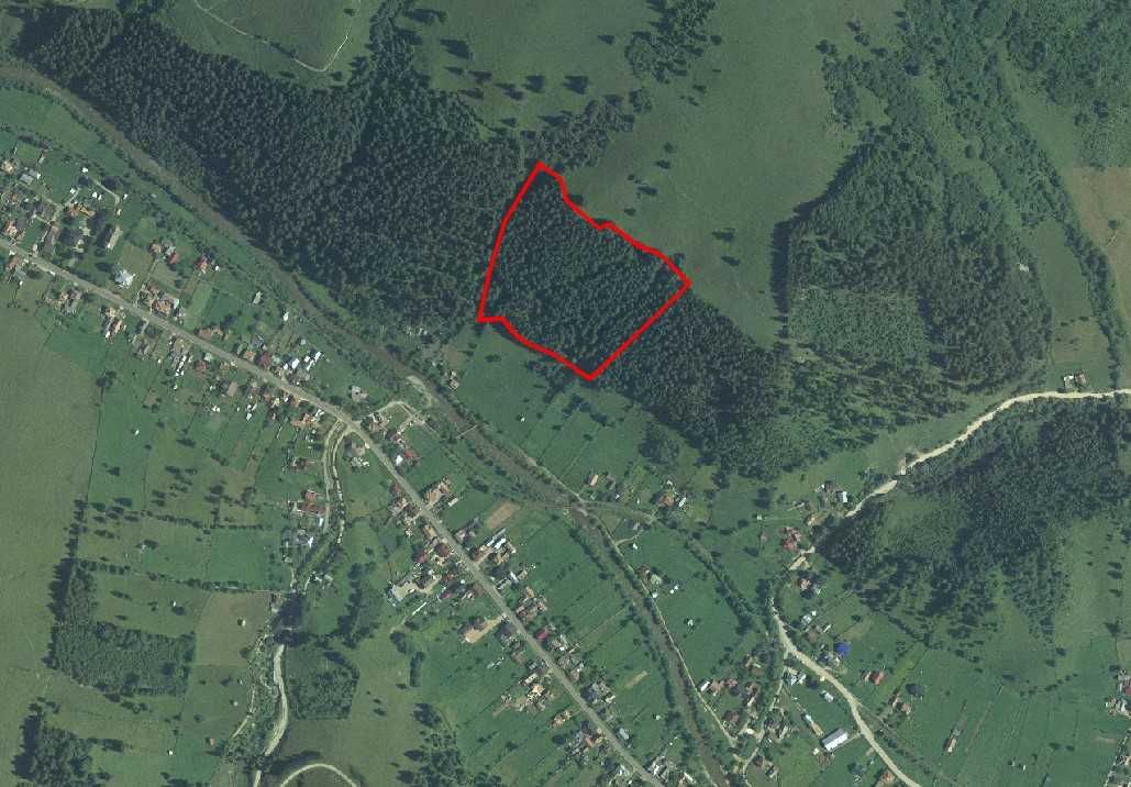 Vând teren forestier - pădure, în comuna Fundu Moldovei