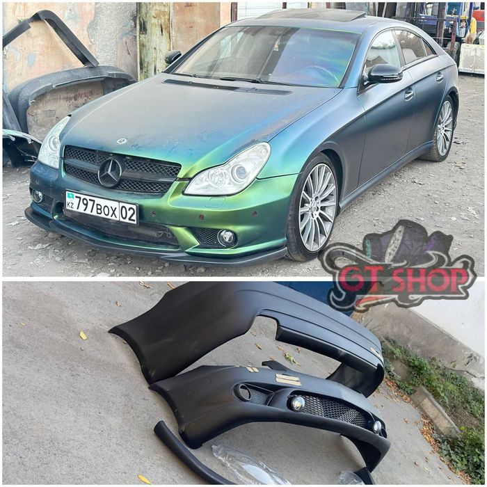 Передний/Задний бампер на Mercedes-Benz CLS W219 (C219) Губа/Спойлер