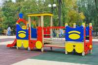 Европейские Детские площадки KSIL Болалар майдончаси Поезда Горки