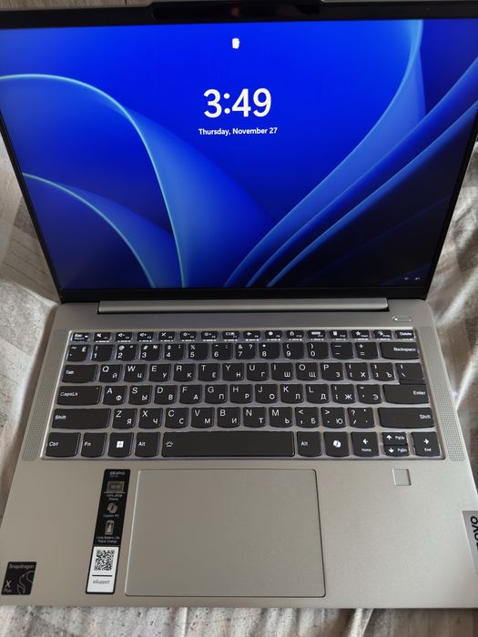 Lenovo ideapad slim 5x SNAPDRAGON protsessorli