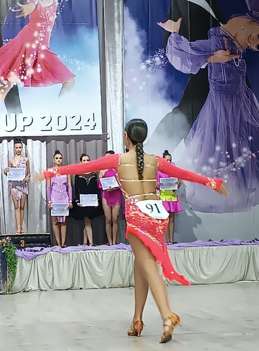 Рокля спортни танци Латина