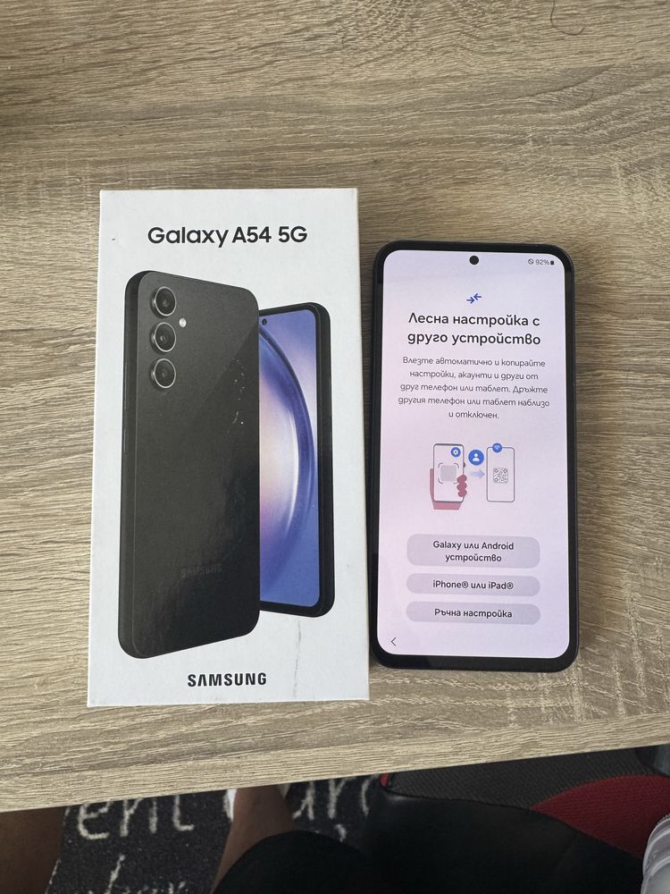 SAMSUNG GALAXY A54 5G Нов Перфектен Пълен комплект