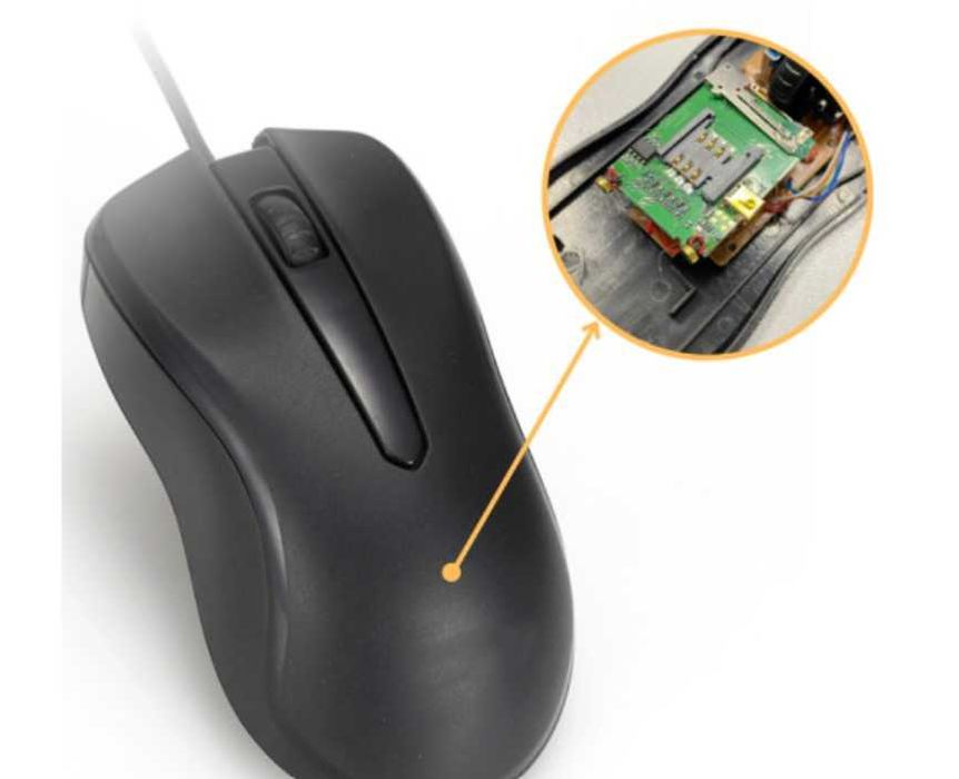 Mousecu Microfon Spion ascuns GSM, cu ascultare in timp real