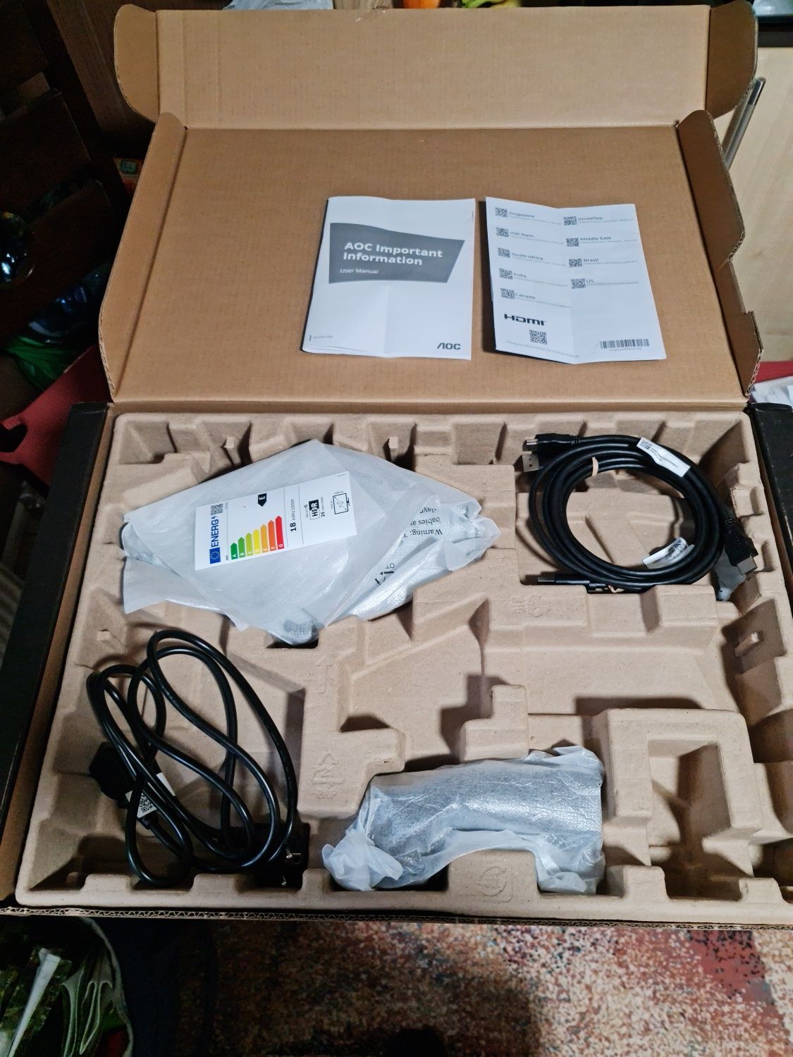 AOC Fast IPS 24G4XE  23.8"  180hz Full Hd