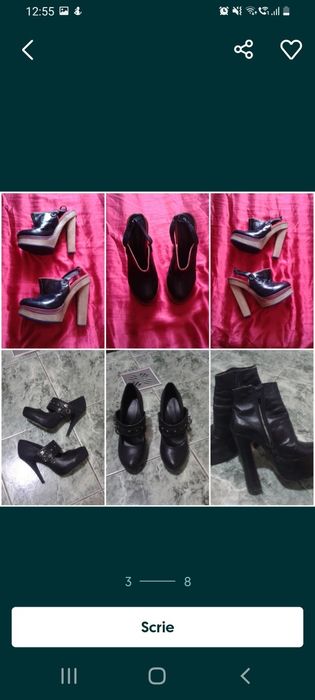 Incaltaminte dama marimea 37, piele naturala