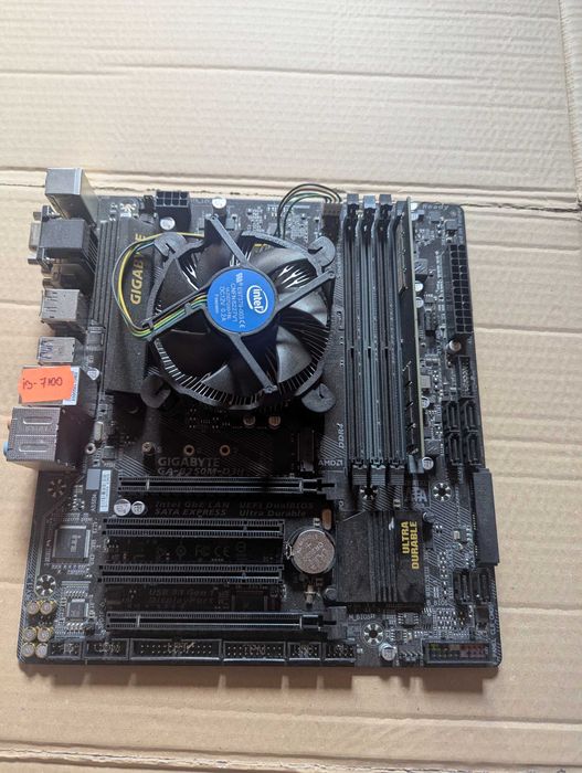 Placa de baza b250m d3h i3-7100