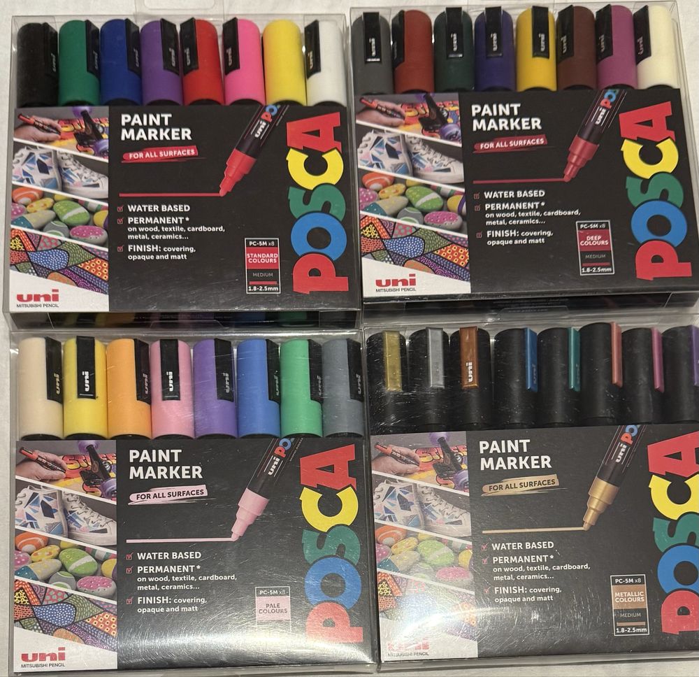 Posca pachet de 8 noi sigilate