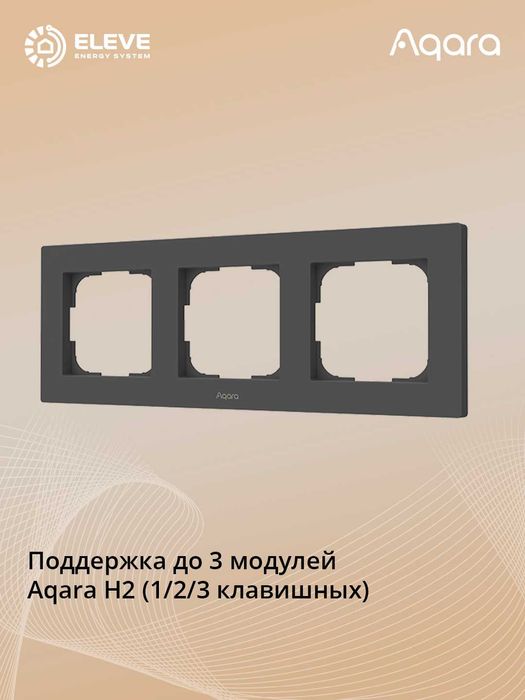 Рамка для выключателей Aqara H2 | FE-X01D | FE-X02D