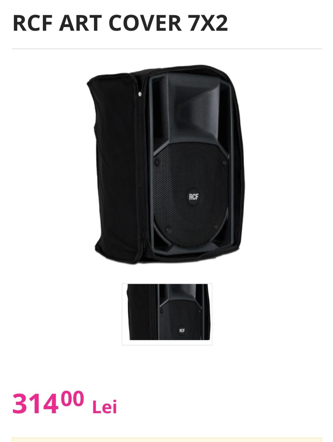 2 boxe RCF ART 712-A Mk 2 pentru formații dj conferințe biserici