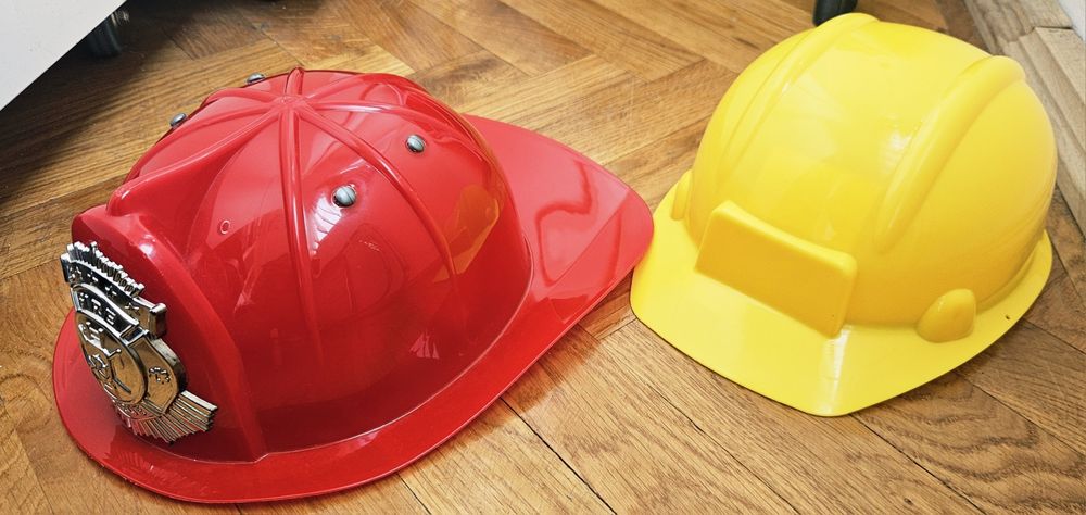 Casca de pompieri si casca de constructor reglabile
