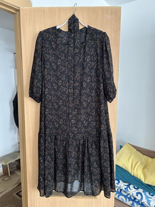 Продам платье шифон, б/у размер 48