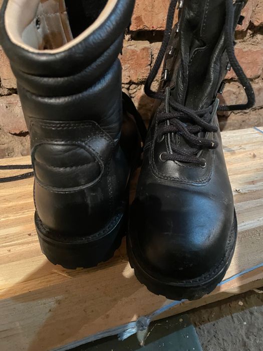 черни кубинки естествена кожа