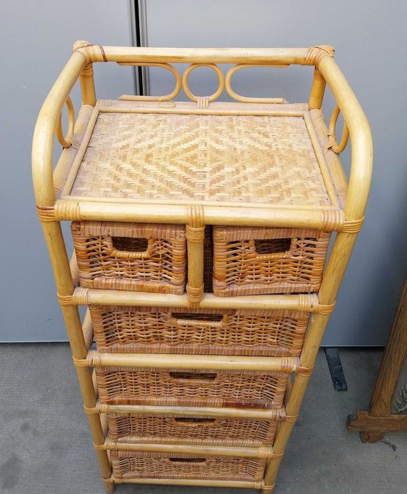 НАЙ ДОБРАТА ОФЕРТА 5 етажна Етажерка Стелаж Ратан