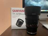 Obiectiv Samyang 85mm T1.5 (E mount) Cine Lens