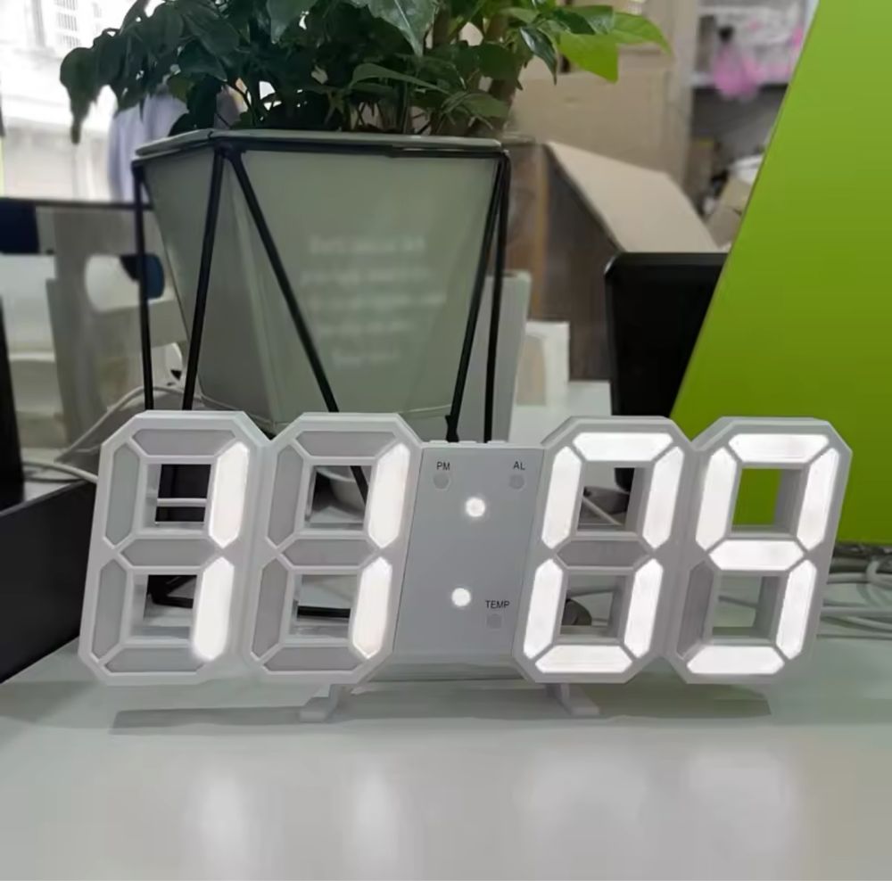 3D Led Дигитален часовник