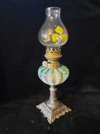 lampa de masa cu bazin din sticlă uraniu